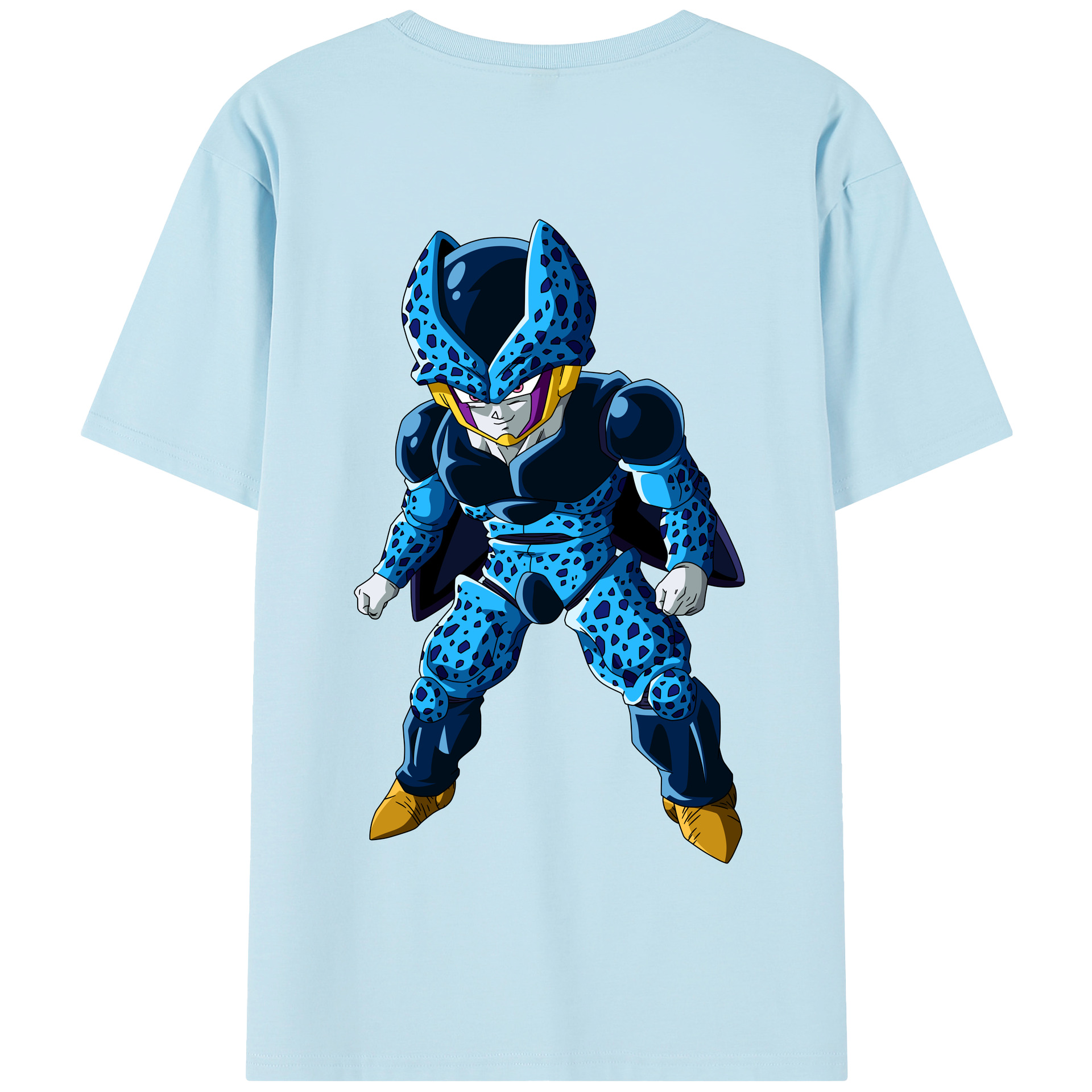 （画像用） ドラゴンボール セル DRAGON BALL Cell 綿100％半袖Tシャツ（背面プリント）